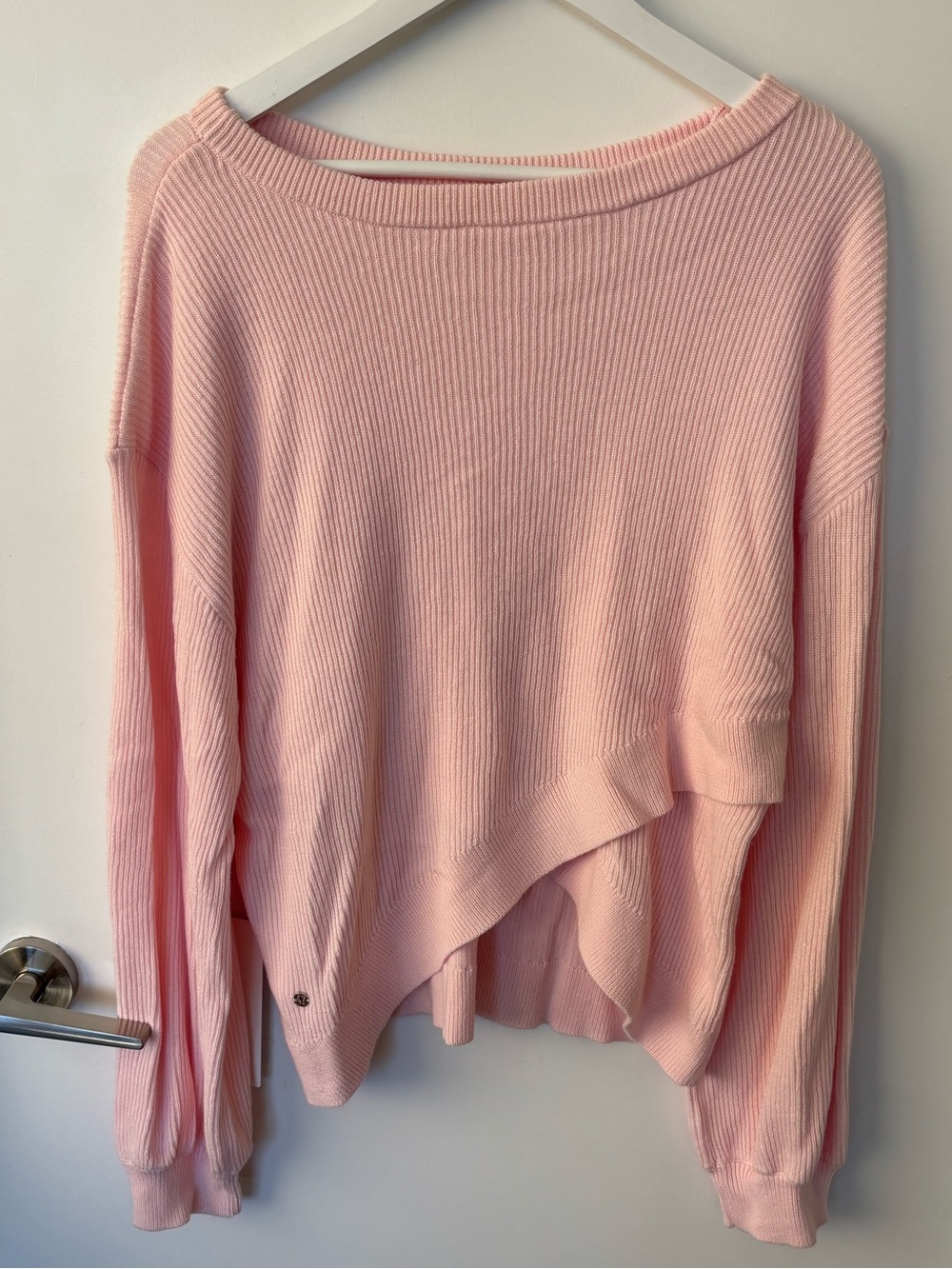 Lululemon Reversible Crossover Sweater XL Brand New With Tags Strawberry Milk